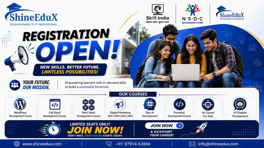 Registration Open, Build Your Future with In-Demand Skills